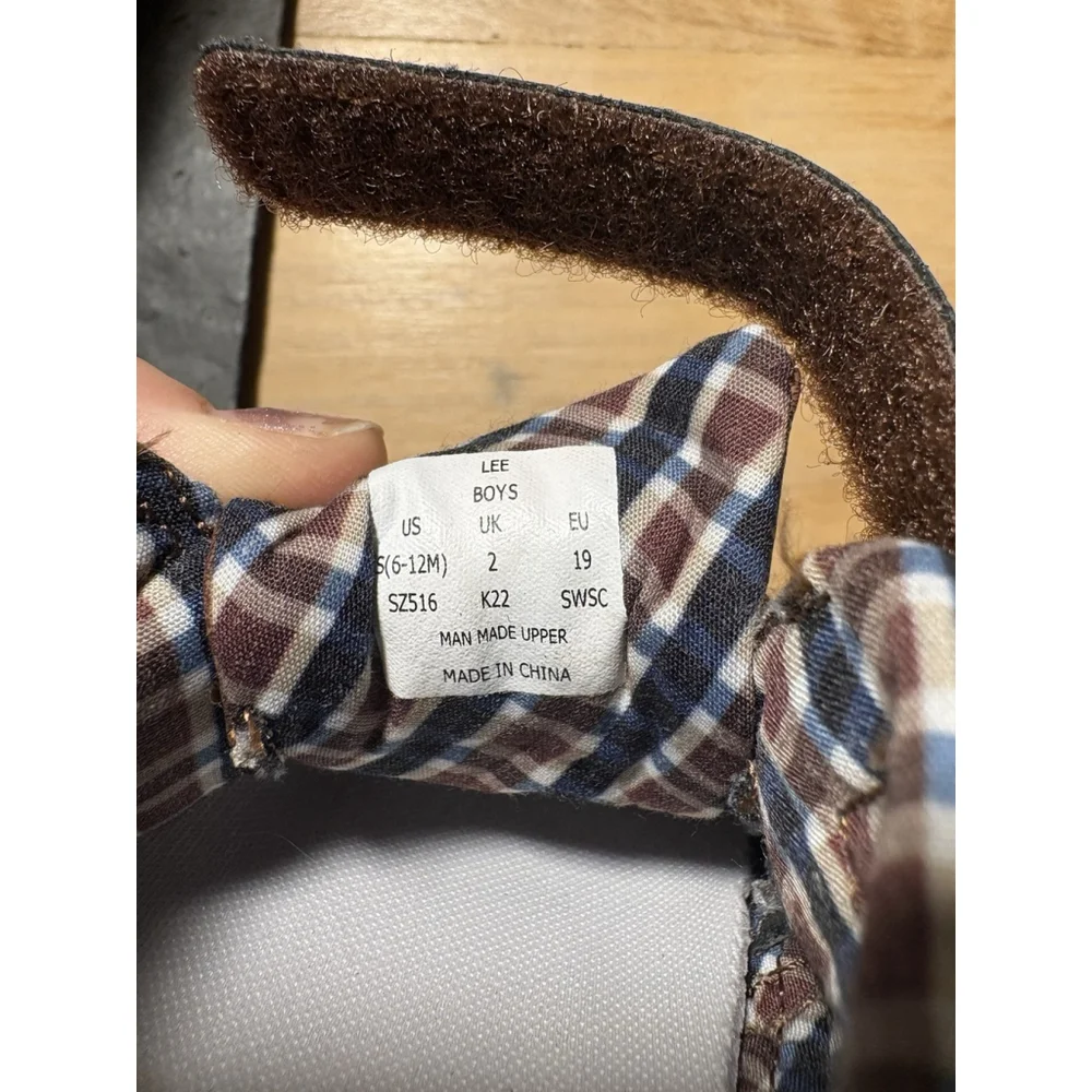 Stride Rite shoes Sneakers size 6-12 months Brown Limitless Lee First Walkers